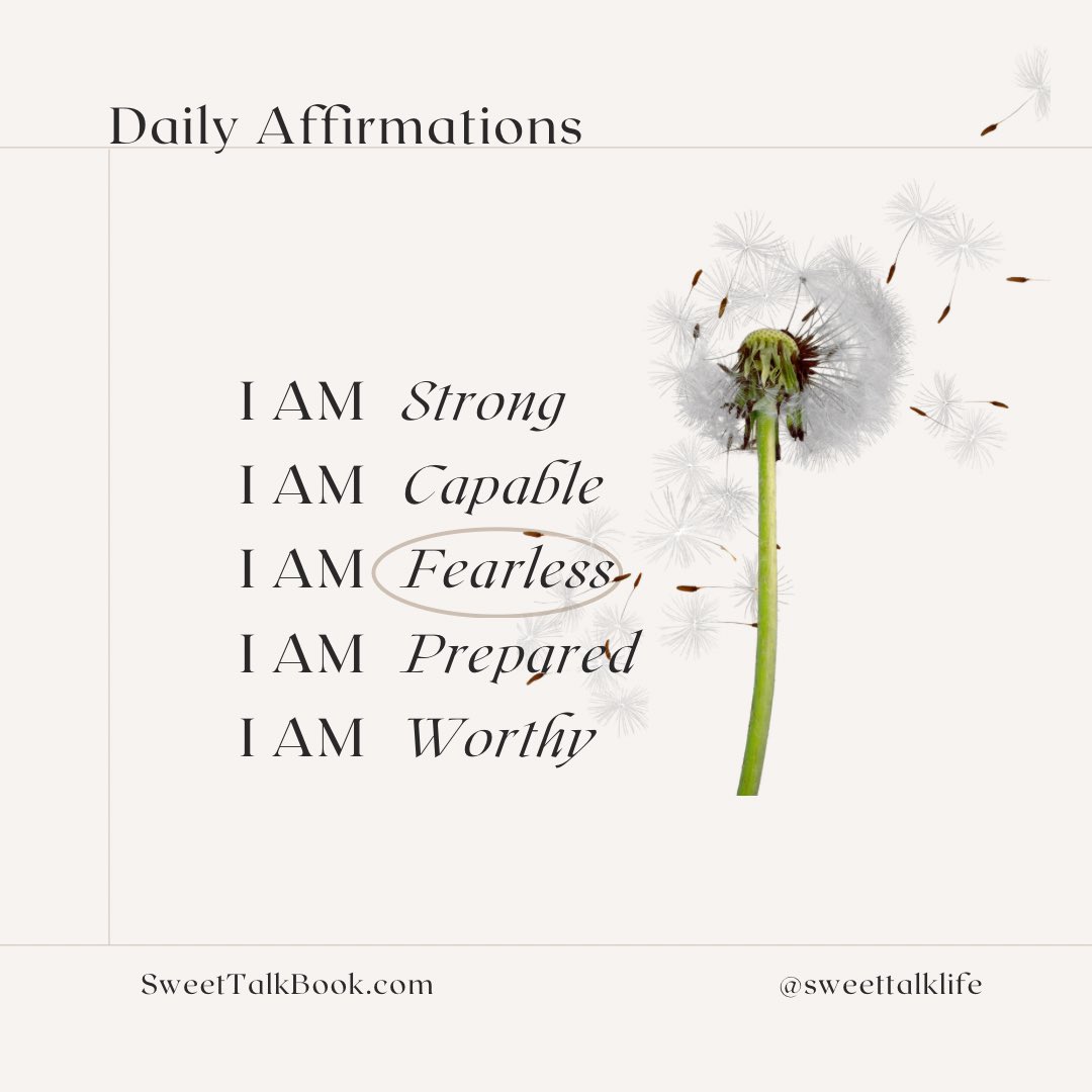 SweetTalkBook's tweet image. The two most powerful words you’ll ever speak are “I am.”
They shape the way you see yourself and how the world sees you. Every time you say them, you’re planting seeds for your future. Speak them with love, with power, with faith. because what follows “I am” will follow you.