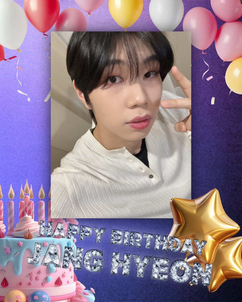 Happy #JangHyeon Day🎂
#withus #위더스 #장현 #생일 #축하 #HappyBirthday #HBD