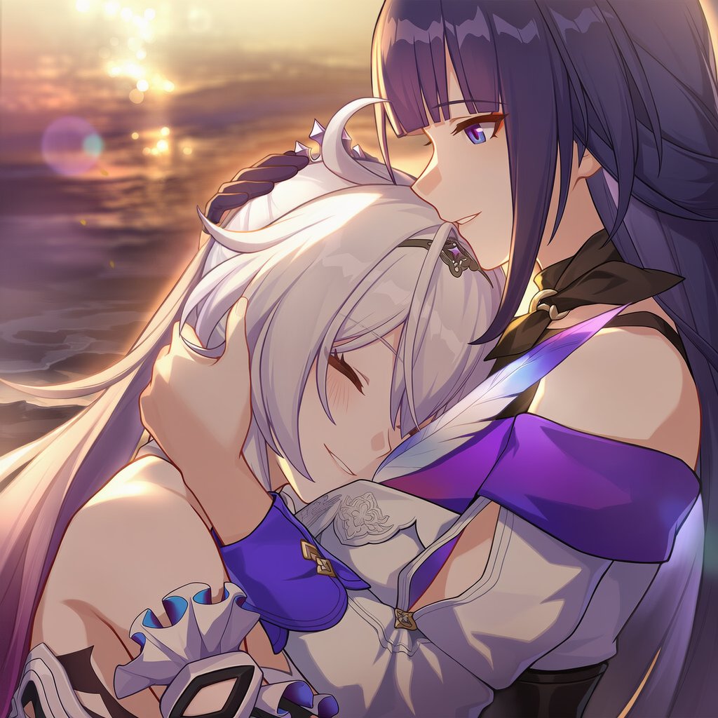This was a fan request. I honestly loved how it turned out. After seeing this, I became a Kiamei fan
#kiana #RaidenMei #崩壊3rd #HonkaiImpact3rd #崩坏3 #雷電芽衣 #キアナ・カスラナ