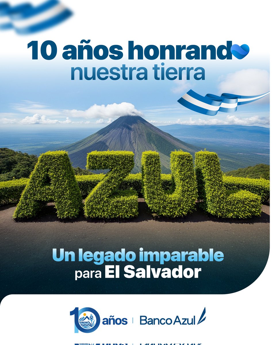 10 años honrando la tierra que nos vio nacer, y en la que junto a ti, hemos cultivado oportunidades. 

Hoy celebramos nuestra Independencia junto a cada salvadoreño que han transformado proyectos en legados imparables para El Salvador.