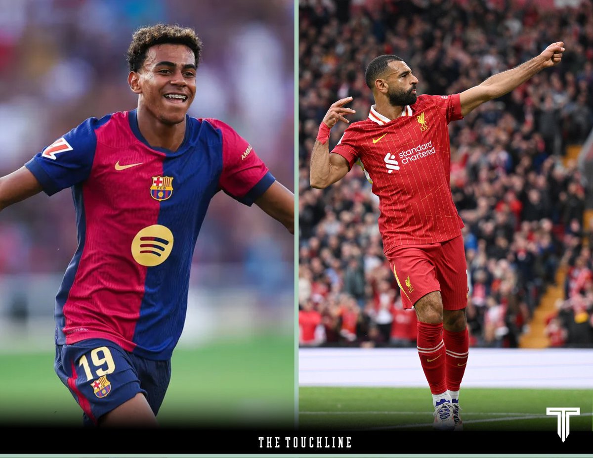 Lamine Yamal and Mohamed Salah are the only two players in Europe's top 5 leagues to create 30+ chances since the start of the season. 🤯
