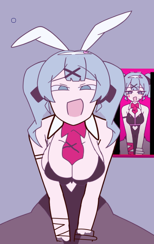 Wip for my a future animation #RabbitHole