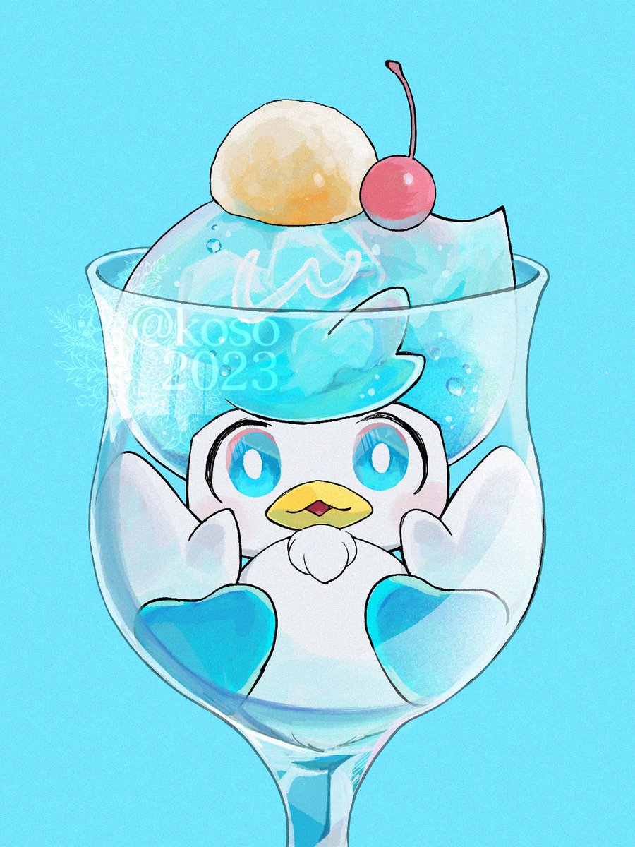 #クワッスの日
クリームソーダクワッス🩵