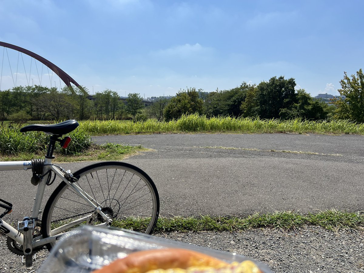 天気良いしパンでも買って河川敷でランチにするかと思い立ち( ･ㅂ･)

天気が良いって次元ではなく、このまましばらく滞在したら干からびると思います

皆様も熱中症にはお気をつけて！