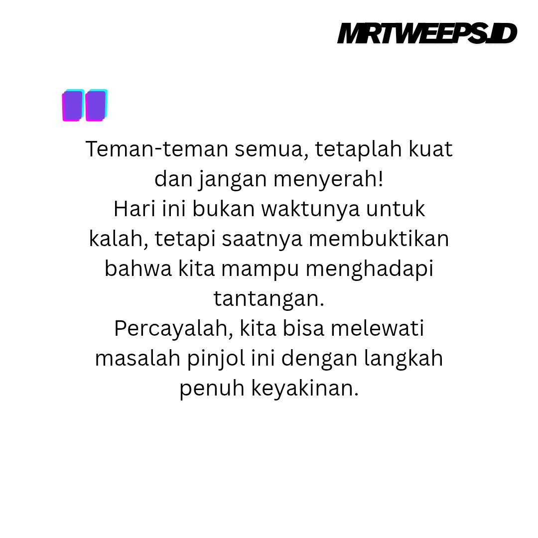 Good morning everyone!
Aminkan yuk!