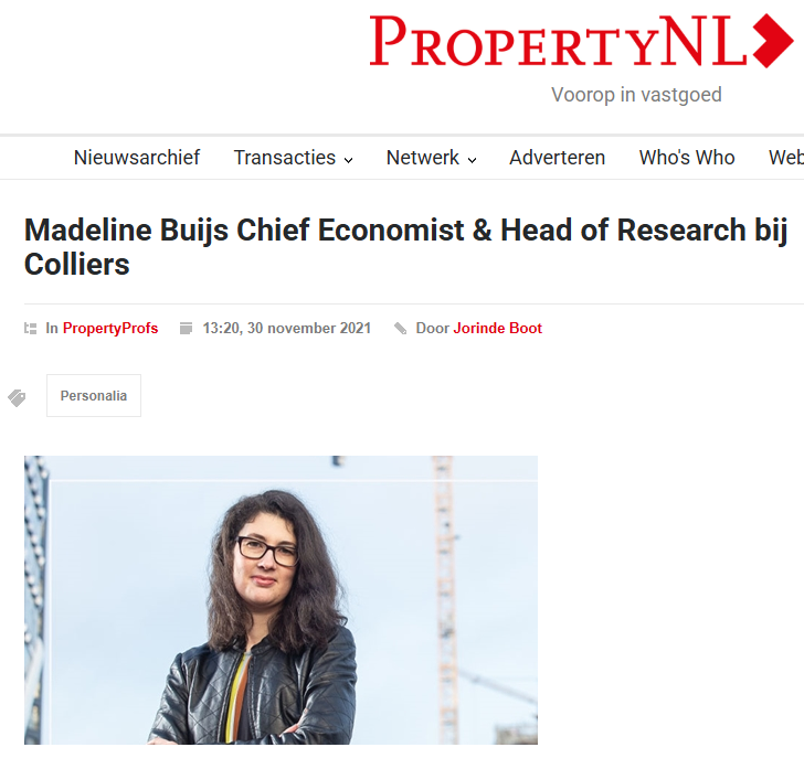 Dit stuk gaat over het verkiezingsprogramma van GL-PvdA. Bij zulke politieke duiding moet je extra kritisch zijn op brongebruik.

Maar hun enige duider is Madeline Buijs, werkzaam voor vastgoedinvesteerder Colliers.

Natuurlijk zegt *zij* dat vastgoed bestaat om te renderen.