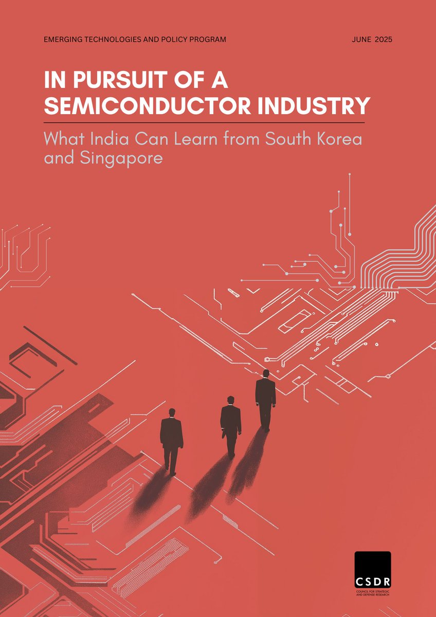 CSDR_India's tweet image. In his latest for @TheKenWeb 
@Ankit__T argues that &quot;The deeply international nature of the semiconductor value chain means keeping supply and technological chokepoints free from disruption is critical for success—and attracting much-needed capital.&quot; 
Read -…
