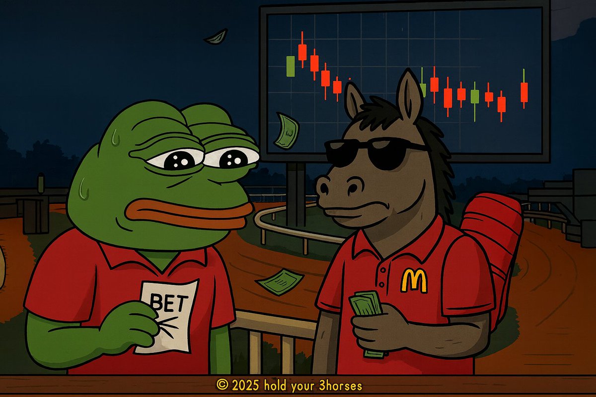 holdhorses_'s tweet photo. Some bet and cry… others bet and buy. 
Winners know when to $HORSES https://t.co/pu8gCU5Jjp