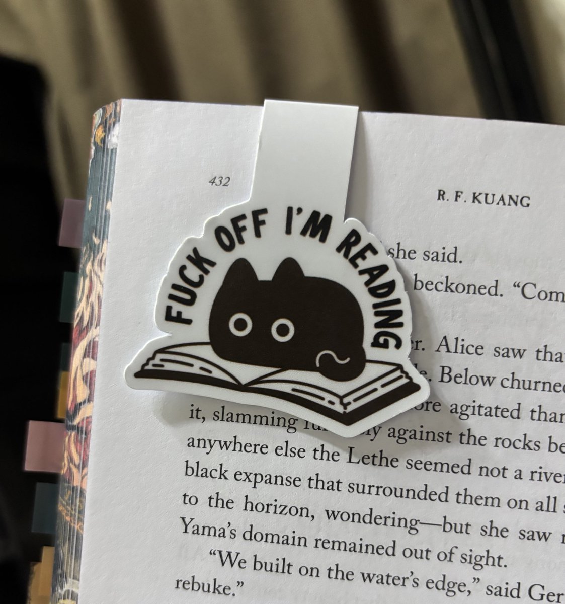 my bookmark is so cute im getting cuteness aggression