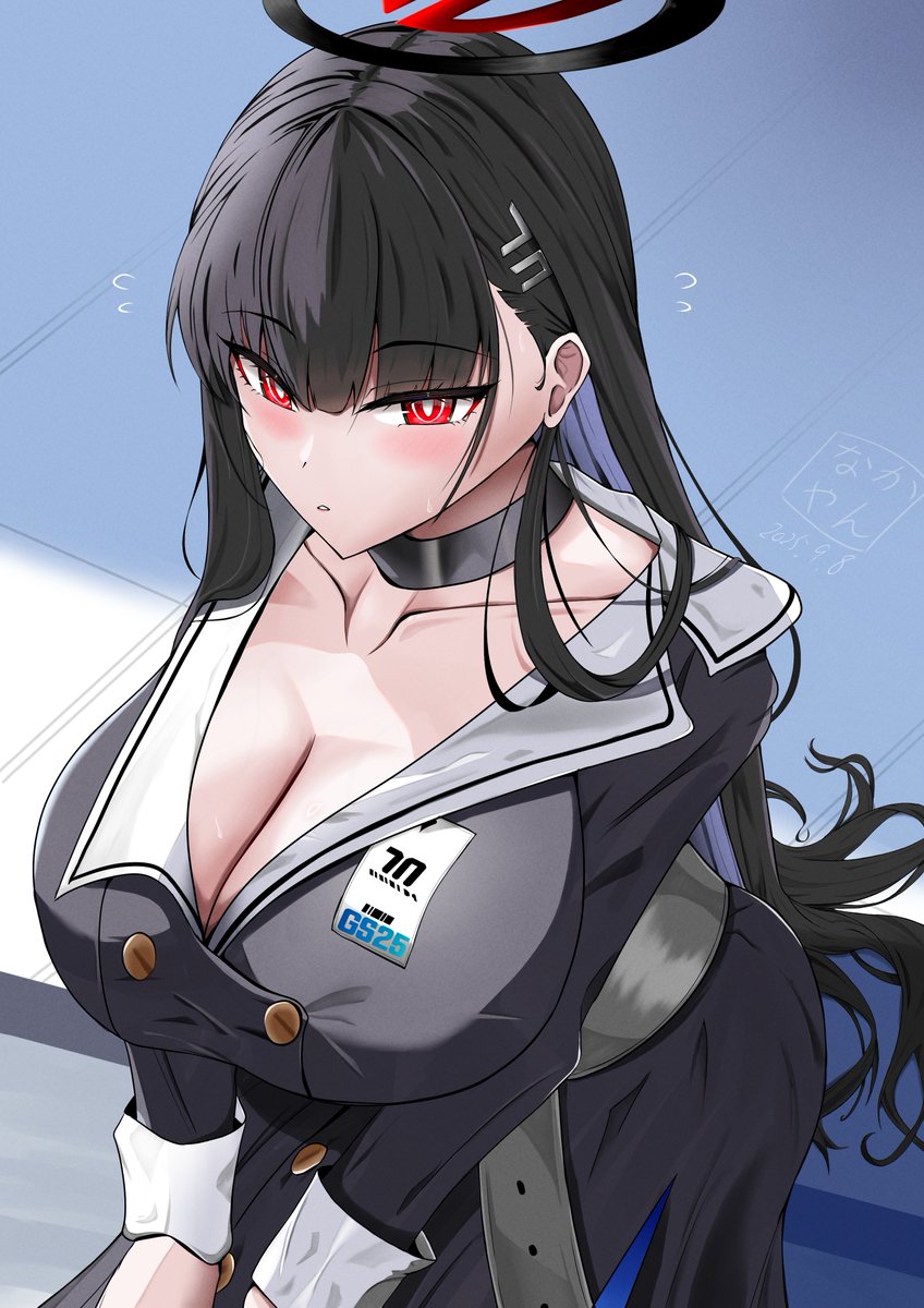 u1_kakuge's tweet image. 調月リオ🖤🤍 #ブルアカ #調月リオ