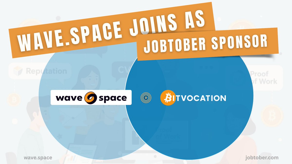 Bitvocation (@bitvocation) on Twitter photo We're very happy to announce that <a href="/wavespace_/">wave.space | Live on Bitcoin</a> has joined us as our final #Jobtober sponsor!
Wave.space provides Europeans with all the tools needed to live on #Bitcoin. Buy & sell BTC directly with your bank account, or spend it globally with wavecard®!
👇 We're very happy to announce that <a href="/wavespace_/">wave.space | Live on Bitcoin</a> has joined us as our final #Jobtober sponsor!
Wave.space provides Europeans with all the tools needed to live on #Bitcoin. Buy & sell BTC directly with your bank account, or spend it globally with wavecard®!
👇