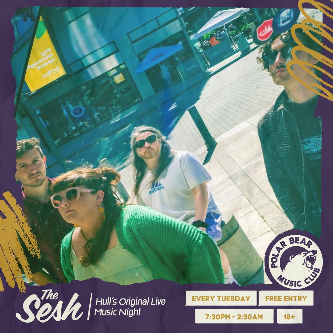 PolarBearRoars's tweet photo. T O N I G H T✨
The Sesh // Live Music Every Tuesday here at Polar Bear, #Hull
➳ free entry // 18+
➳ 7:30pm - 2:30am
➳ live music - pizza - djs til late
w/ Live music from #SansFroid + #LawnChair + #hardyandhetherington // + DJs til 2:30am!
https://t.co/NtanXtb5PB https://t.co/vu0QGQyWCz