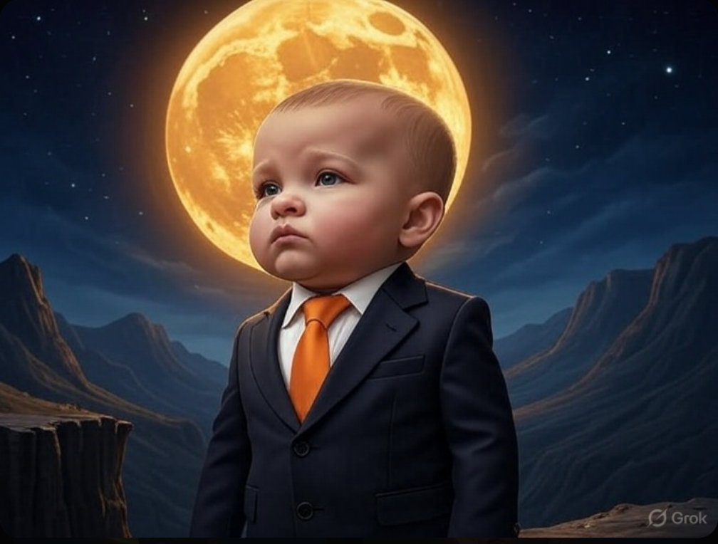 BabySaylorCoin's tweet photo. @saylor Last night the world saw a Blood Moon 🌕🔴
But here in BabySaylor land…
it’s always an Orange Moon 🟧✨
Because where others see shadows,
we see Bitcoin shining. 🥇
#BabySaylor #OrangeMoon #Bitcoin https://t.co/Se05wXb3ch