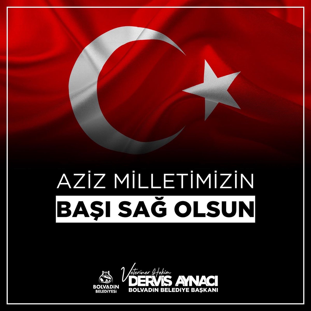 Milletimizin başı sağ olsun 🇹🇷

Kahraman Şehitlerimize Allah’tan rahmet; yaralılarımıza acil şifalar diliyoruz.🇹🇷