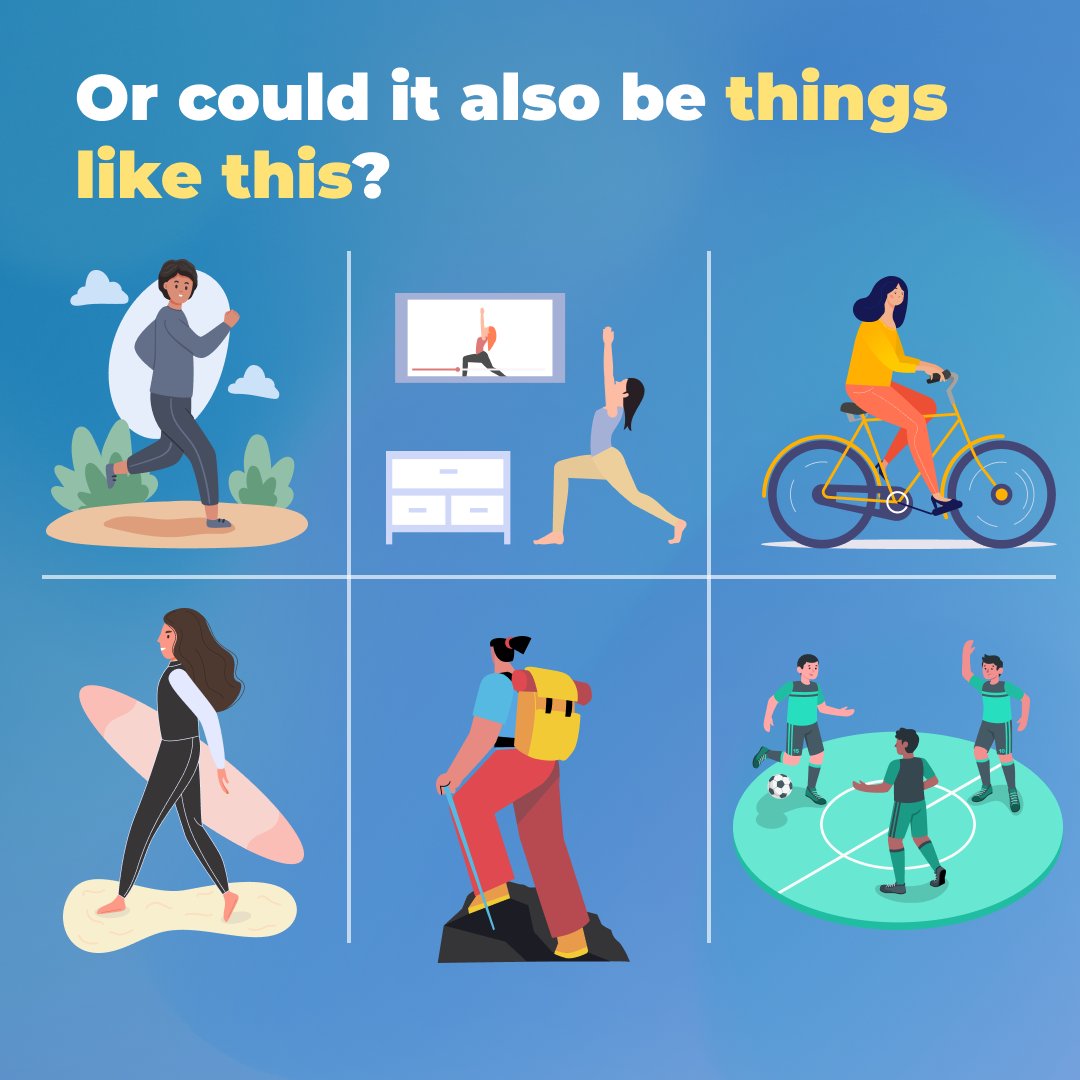 WHO_Europe's tweet photo. Have you ever considered physical activity as part of your self-care routine? 💆‍♀️

While relaxation and hobbies are important, incorporating movement offers a powerful way to support both mental and physical health. 

#GetActiveEurope #EveryMovementCounts #PhysicalActivity https://t.co/RVXqI13uB2