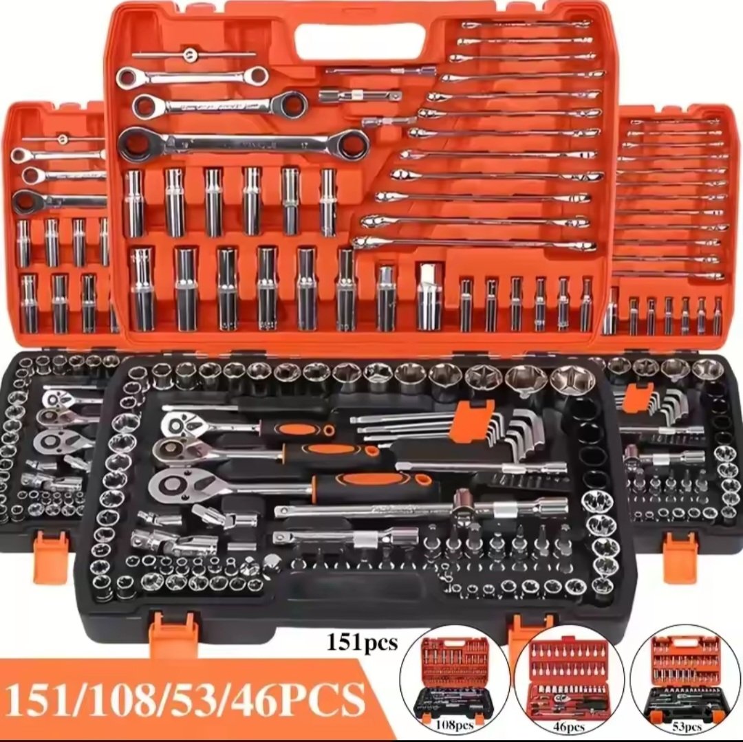 #Aliexpress
I just found this on AliExpress: 
$21.17 | 53pcs Ultimate Auto Mechanic Tool Kit - Premium Ratchet Torque Wrench Diverse Screwdriver Set - Ultra-Portable, All-In-One Solut
s.click.aliexpress.com/e/_mLAPP81