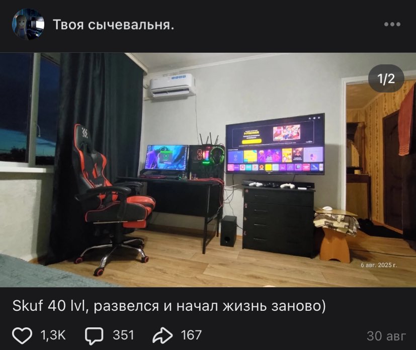 anichqwerty's tweet image. я не могу с этих квартир игроманов с уродскими ковриками для мышек и креслами 😭😭😭