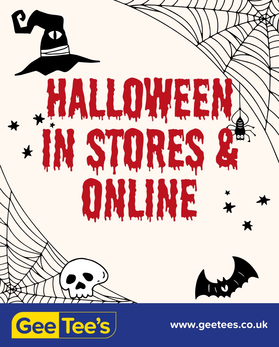 Have you seen our range of Halloween In Stores &amp; Online?!🎃👻

Shop Now!

geetees.co.uk/product-catego…