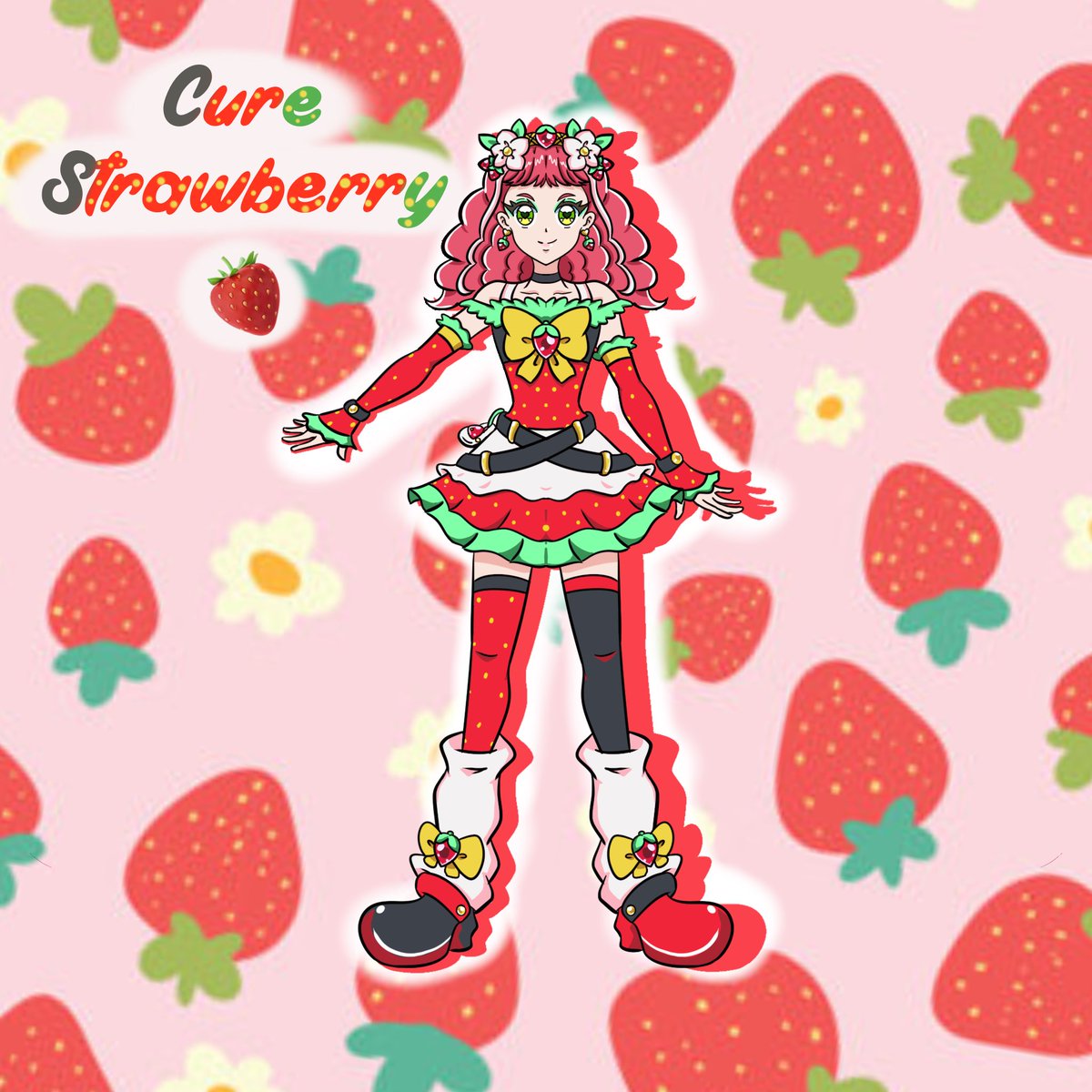 strawberry様へ♥3/9 Kumya's Strawberry Garden Embroidery JSK I by Baby, the