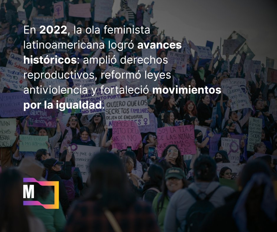 The feminist wave of 2022
La ola feminista de 2022