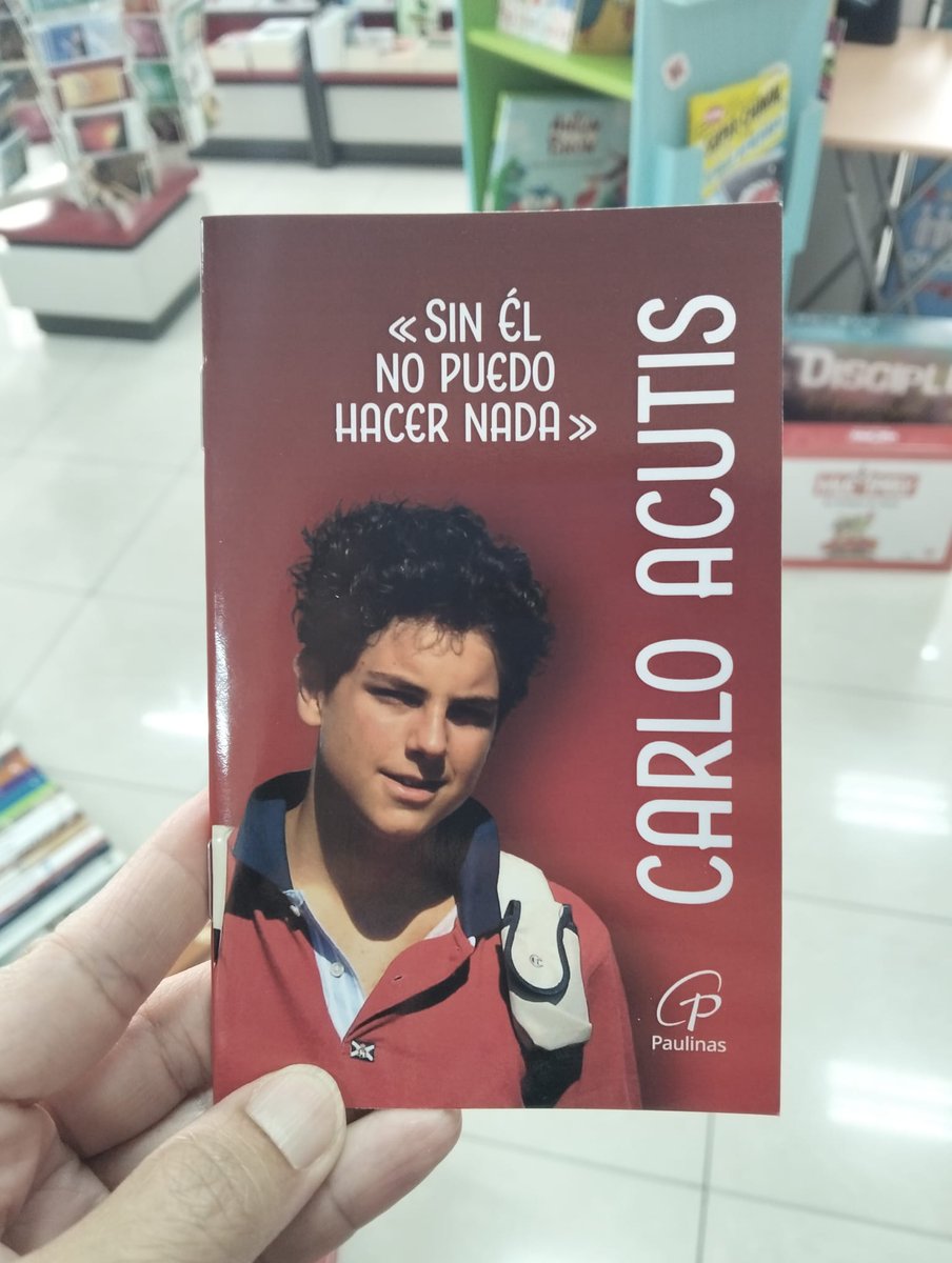 Desde nuestra editorial y con motivo de la canonización ayer de #CarloAcutis junto con #PierGiorgioFrassati  os recomendamos este folleto sobre Carlo donde en pocas líneas se nos revela su vida e inquietud por el cielo.

📚 Disponible en nuestra librería:
libreriavirtual.paulinas.es/articulo/30691…