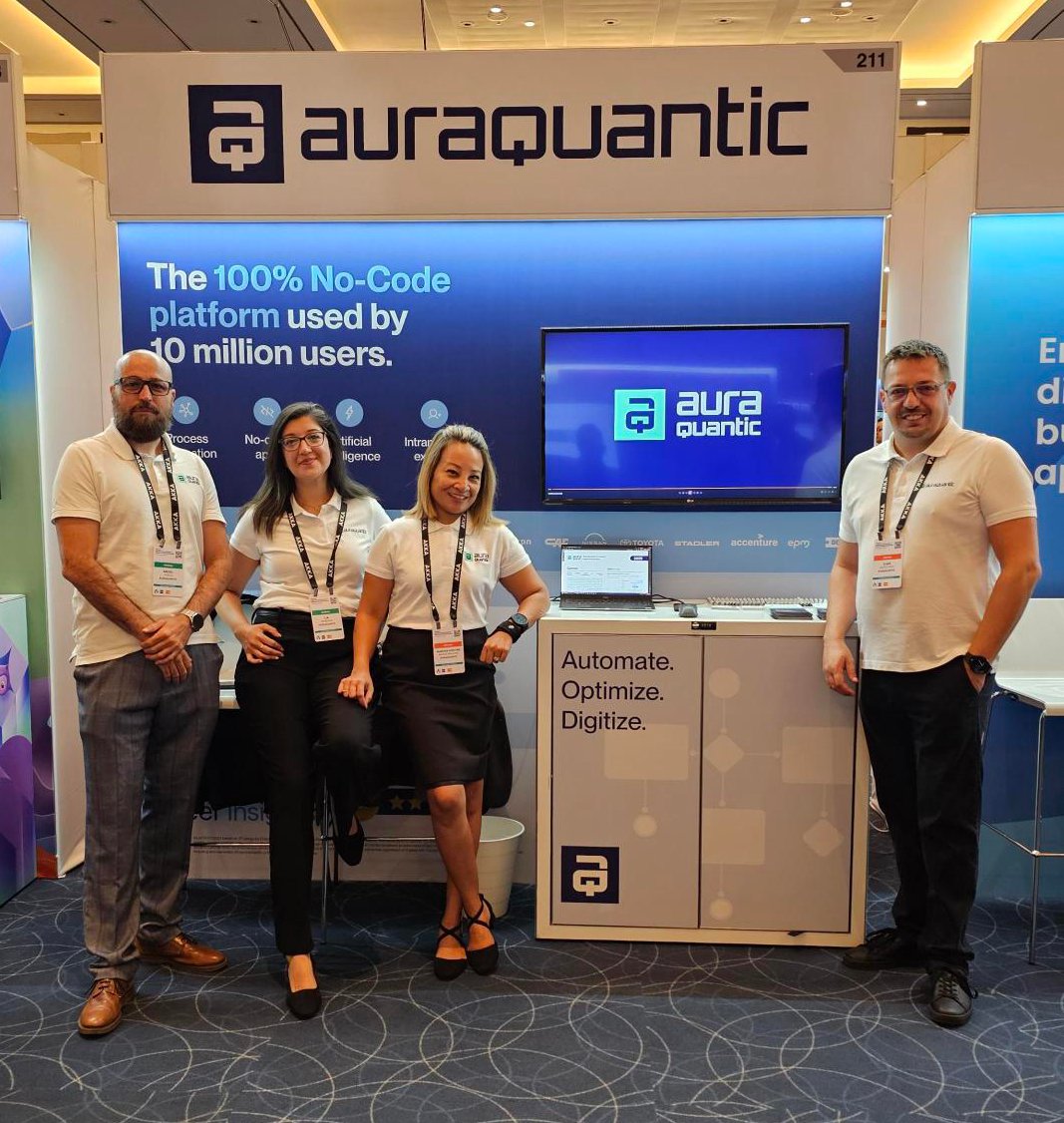 AuraQuantic's tweet image. 🛬 We’re at @Gartner_inc 2025 #GartnerAPPS.
🗓️ Sep 8–9.
📍 Stand 211 🛬 Discover how AuraQuantic transforms process management with BPA software, AI &amp;amp; No Code.