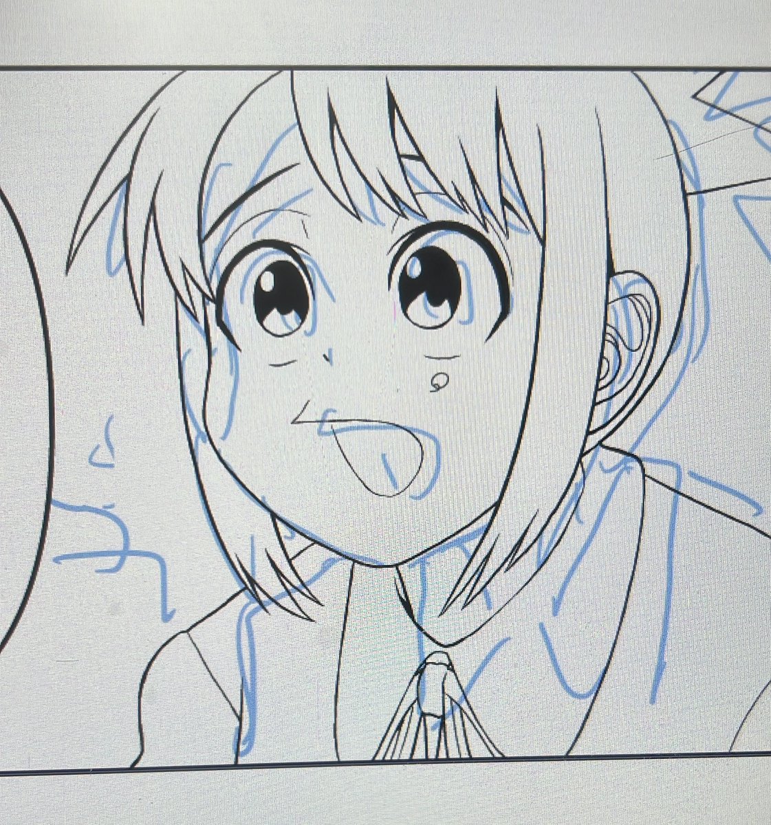 いい顔に描けた安海。
安海は強烈な個性があるタイプのキャラでは無いのだが主人公らしい性格でとても気に入っている。 
