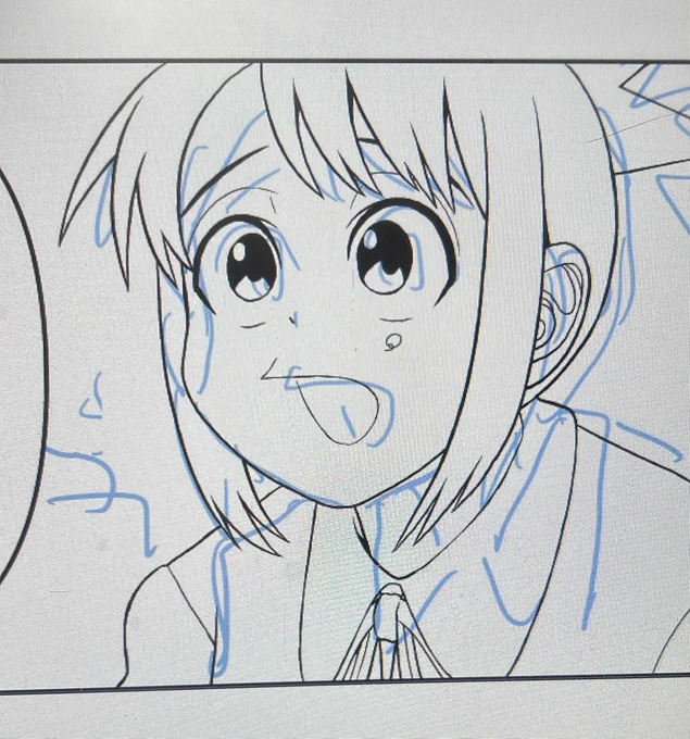 いい顔に描けた安海。
安海は強烈な個性があるタイプのキャラでは無いのだが主人公らしい性格でとても気に入っている。 