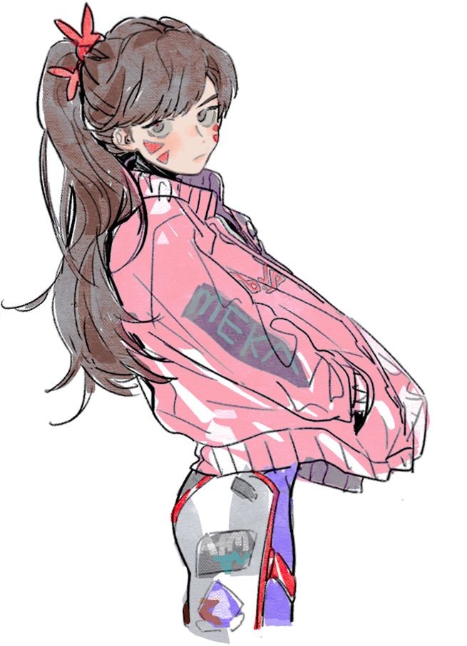 I go insane over this dva pic at least once a month because i need her to  do unspeakable things to me