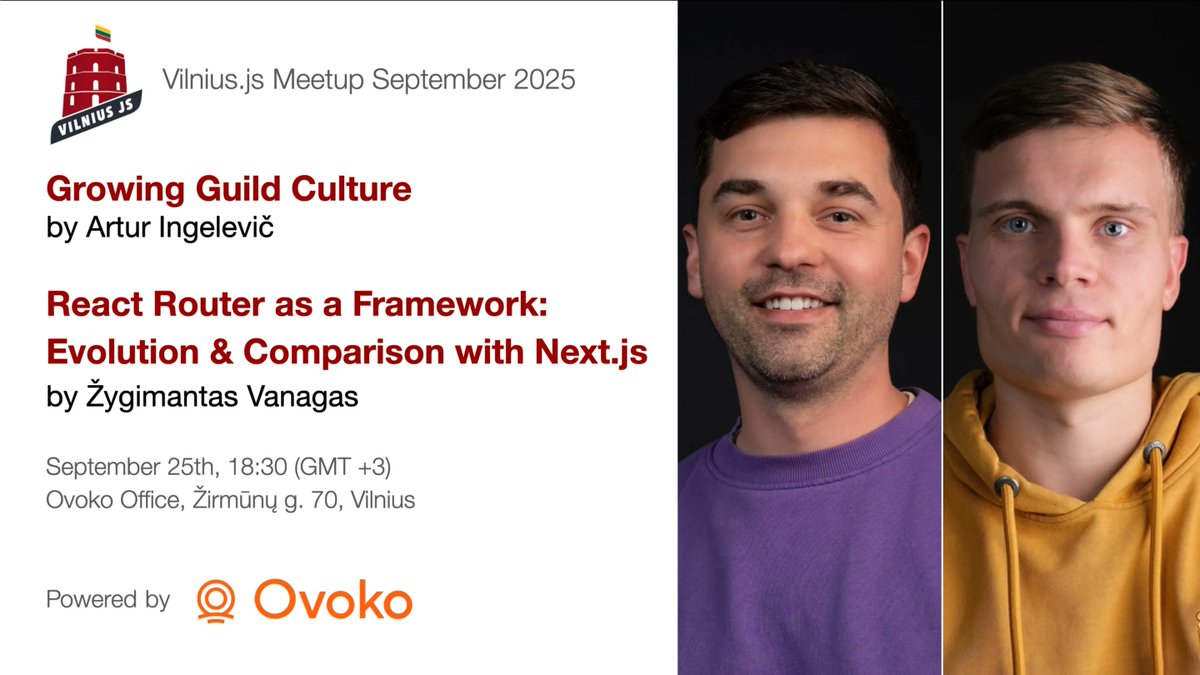 VilniusJS tweet media