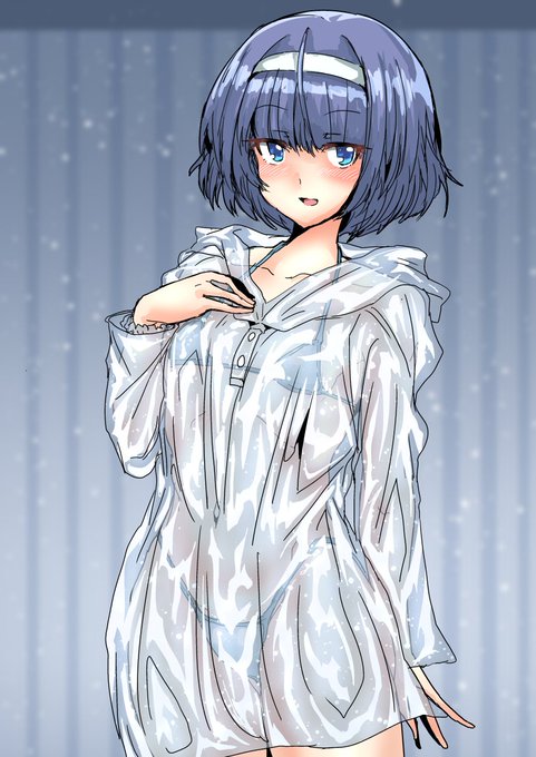 今日の日課は半透明レインコートマイクロビキニすずきつづみさんです 