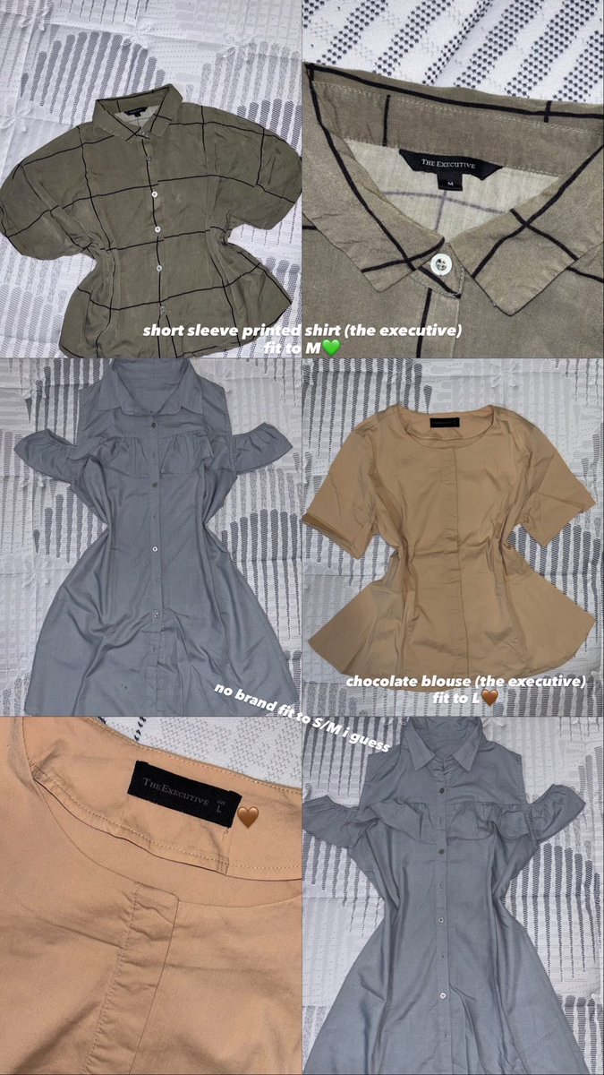 ctrlairell's tweet photo. want to sell 👋🏻

preloved/second/thrift

since i want to move out, mau jualin tops dress pants yg ga dipake lagi

some of them mgkn ada noda, you can DM💌 me for price, bargain✅

ofkors jual harga miring ya guys

jkt based❗️

DKNY michael kors the executive point one thrift https://t.co/JEGNRNMUmn