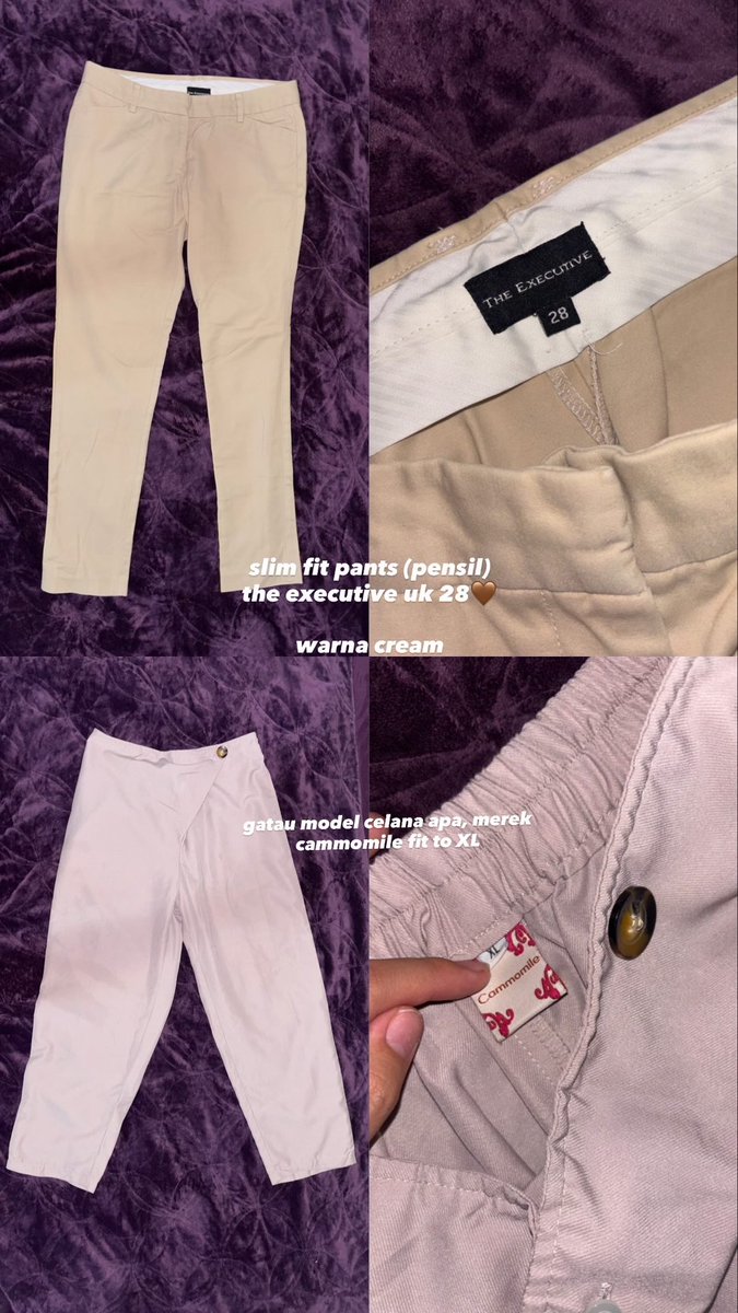 ctrlairell's tweet photo. want to sell 👋🏻

preloved/second/thrift

since i want to move out, mau jualin tops dress pants yg ga dipake lagi

some of them mgkn ada noda, you can DM💌 me for price, bargain✅

ofkors jual harga miring ya guys

jkt based❗️

DKNY michael kors the executive point one thrift https://t.co/JEGNRNMUmn