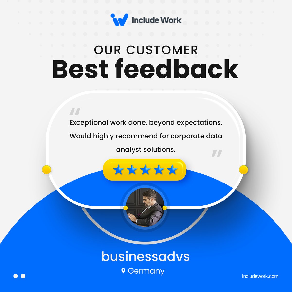 IncludeWork's tweet image. We&apos;re truly grateful for the trust our clients place in us. 💬
Their words inspire us to keep delivering personalized, high-quality virtual support every day.

Here’s what one of our amazing clients had to say about working with Include Work.👇

#ClientFeedback #IncludeWork