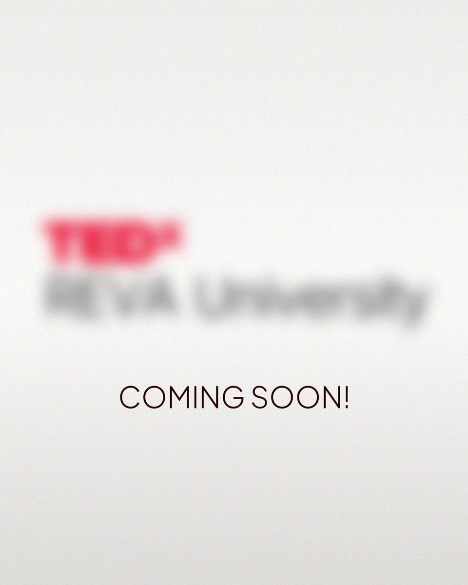 REVAUniversity's tweet photo. Ideas worth listening to,
Stories worth sharing,
Change worth sparking,
Watch this space.
#ComingSoon #REVAUniversity #EducateToEnterprise https://t.co/vy70RfVrjR