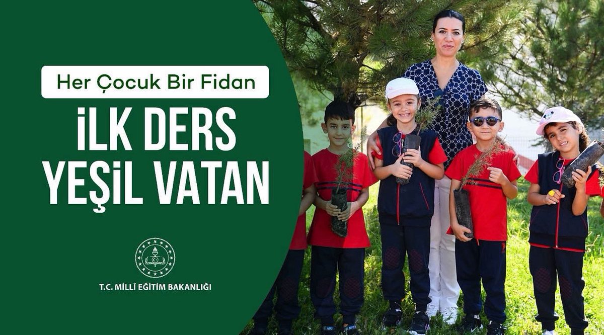 🌍 Öğrencilerimizle birlikte doğaya iz bırakıyoruz.

<a href="/tcmeb/">Millî Eğitim Bakanlığı</a> <a href="/Yusuf__Tekin/">Yusuf Tekin</a> <a href="/valiatillatoros/">Atilla Toros</a> <a href="/fazilet_durmus/">Fazilet Öğretmen 🇹🇷</a> <a href="/MersinMEM/">Mersin İl Millî Eğitim Müdürlüğü</a> <a href="/necmidinc/">M.Necmeddin Dinç</a> 

#HerÇocukBirFidan