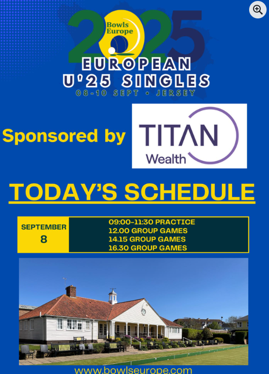 Scotty Rudz (@skybluerudz) on Twitter photo Today is a proud day for <a href="/bowlsjersey/">Bowls Jersey</a> who host the 2025 European Under 25 Singles and mixed pairs! a Prestigious event showcasing some of the best talent in Europe.
a big thank you as always to <a href="/SeymourHotels/">SeymourHotelsJersey</a> <a href="/MertonResort/">MertonResort</a> who will be hosting many of the players and supporters Today is a proud day for <a href="/bowlsjersey/">Bowls Jersey</a> who host the 2025 European Under 25 Singles and mixed pairs! a Prestigious event showcasing some of the best talent in Europe.
a big thank you as always to <a href="/SeymourHotels/">SeymourHotelsJersey</a> <a href="/MertonResort/">MertonResort</a> who will be hosting many of the players and supporters