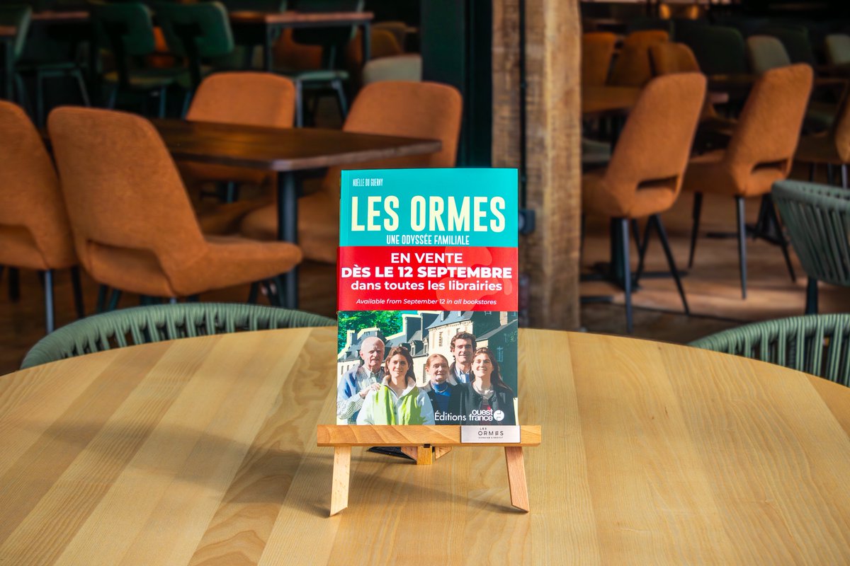Le 12 septembre 📅 Découvrez « Les Ormes, une odyssée familiale » ✨

Une histoire bretonne unique, désormais disponible dans toutes les librairies 📖
👉 lesormes.com/fr/vacances-et…

#Bretagne #Tourisme #Livre #Famille #Histoire