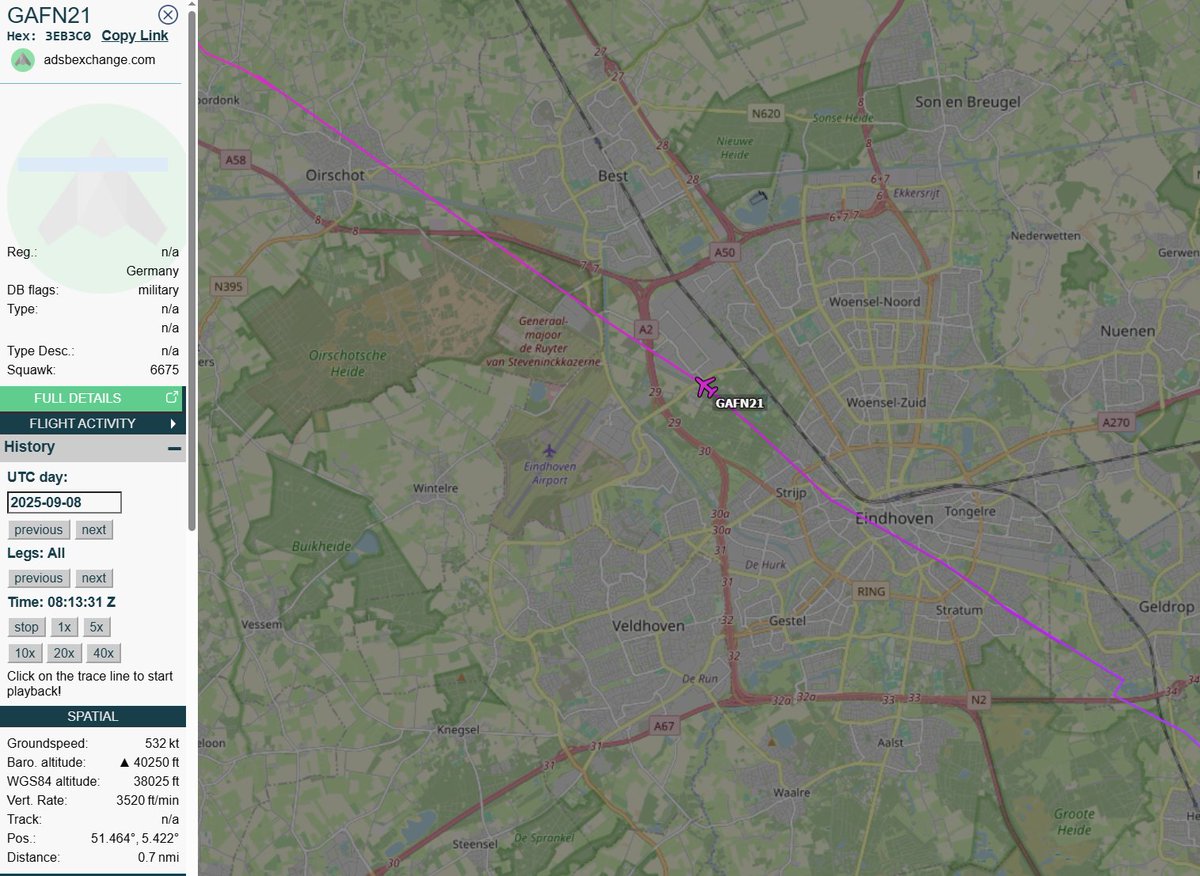 👋 🇩🇪 #GAFN21/24  @ FL400 EHEH

#NLspot #CobraWarrior