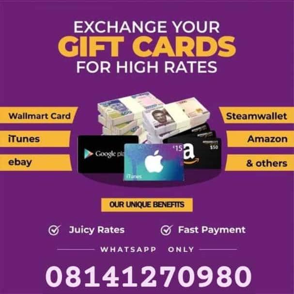 Heis_June's tweet image. Don't Be That Guy

Buying gift cards anywhere else is like collecting change from a bus conductor, you fit wait tire. Exchange with me and get it instantly. No delay. 🚀
wa.me/8141270980