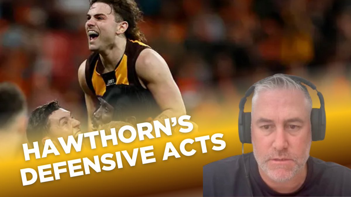 JeffWhite34's tweet image. Hawks fans @HawthornFC - here’s what made your team’s defence stand out 🤯 @First__Use analysis 🧐 

Watch 👉🏼 youtu.be/KHr0NTjQv0Y?si…