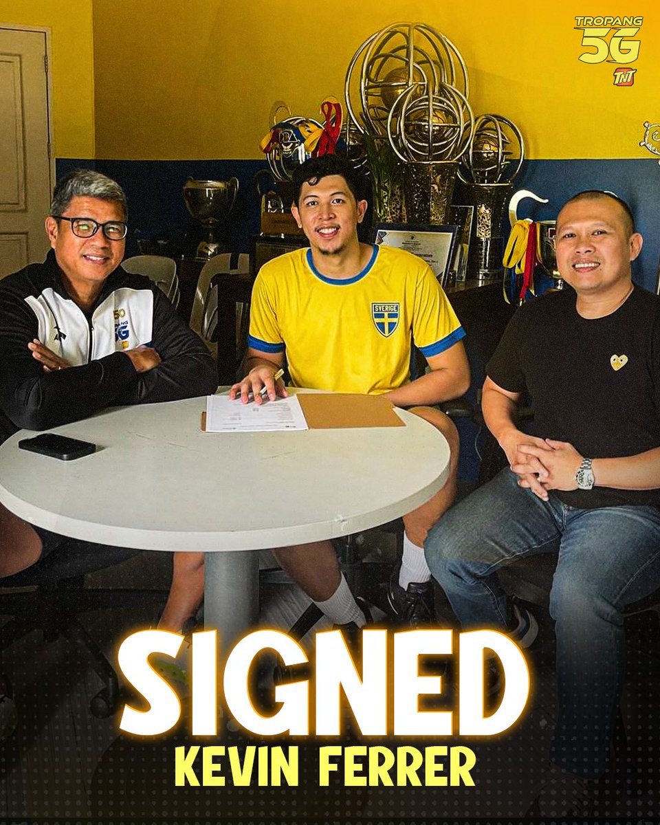 OFFICIAL: Free agent Kevin Ferrer is taking his talents to TNT Tropang 5G! The veteran wing has signed a 1-year deal. Welcome to the KaTropa family!

#Tropang5G