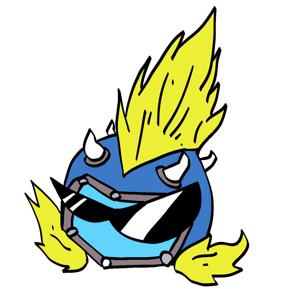 Metal Bomber 🤘🔥
(Dibujado en 10 minutos)
#bomberman 
#fanart