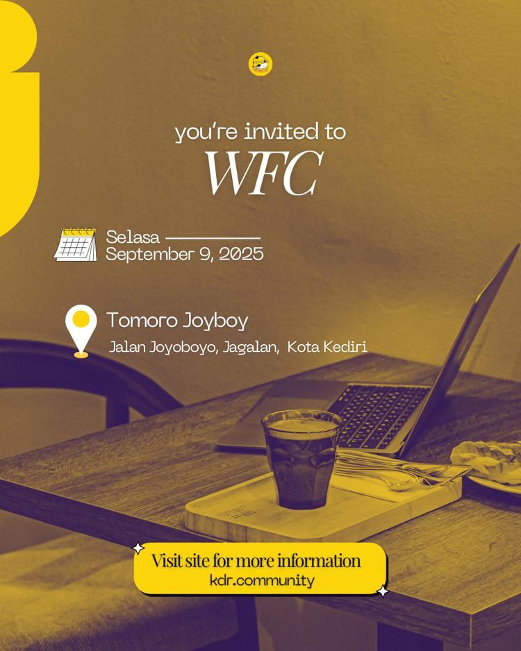 Info WFC Cah 🚨

What's on the agenda?
✅kerja kelompok boleh
✅baca buku boleh
✅nyari temen gabut boleh
✅numpang internetan boleh

Selesai nugas main uno flip sama roblox yaaa. See you tomorrow 🤗