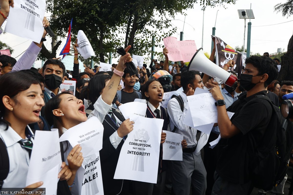 PHOTOS: Gen Z protest in Kathmandu against corruption and ban on social media platforms

kathmandupost.com/visual-stories…