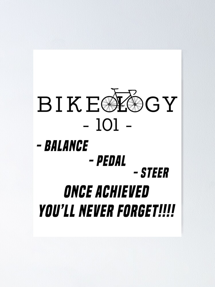 #BIKEOLOGY 101 🚲
It's like riding a bike 😁

Good Monday morning dear #BikeFriends 💚🚴🏼‍♂️🧡🚴🏽‍♀️❤️🚴🏼 🙌🏽