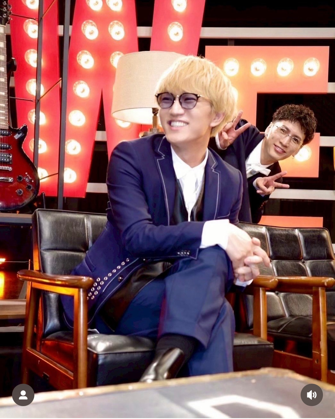 ゆな Beautiful Shhhhhhh!!衣装風 藤井流星 神山智洋 流星担とやりたかったポーズ！ ピースをちょきだと例え