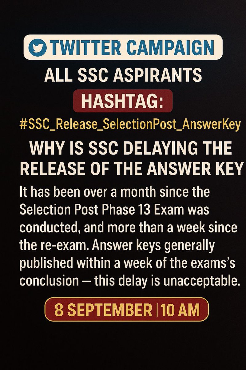 BhaveshG84638's tweet photo. SSC Selection Post Phase 13 ki Exam Hue Ek Mahine Se Jyada ho Gya hai Fir Bhi abhi tk Answer Key nhi aayi hai
Aakhir Ek Student ko Mentally aur Kitna Toda Jayega 
#SSC Jaag Jao 
Baccho ke Bhavishya se mt khelo

#SSC_Release_SelectionPost_AnswerKey
#SSC_System_Sudharo https://t.co/5Peep1Y2Kf