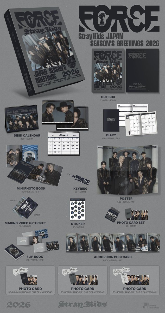 Littlepun_id's tweet photo. OPEN JASA CHECKOUT STRAY KIDS SEASON GREETING FORCE JAPAN

✅️ FC MEMBER
✅️ INCLUDE WAREHOUSE

‼️ Tidak bisa pakai wh sendiri
‼️ Minimal order 3pcs

Cara Hitung :
Bersih Japan = Harga x 115 + Fee co 50k
Ems Tax = Berat x 250/gram

Order by https://t.co/7y6DhnvsKV https://t.co/nrcNbCKnxt