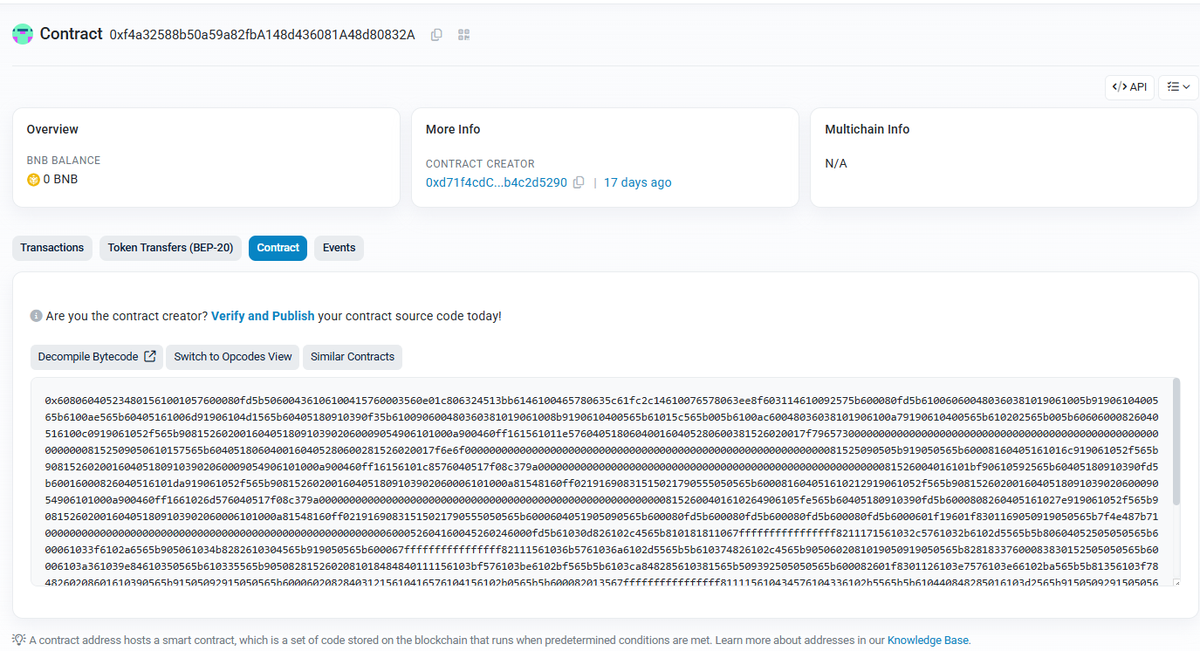 salmanvsf's tweet image. Interesting #ClickFix Technique uses compromised legit site with obfuscated JS fetching data from BNB Chain.

jmw[.]lk
-&amp;gt; 0xf4a32588b50a59a82fbA148d436081A48d80832A#code
-&amp;gt; mshta &quot;remote domain&quot;

@JAMESWT_WT @anyrun_app seen before ?